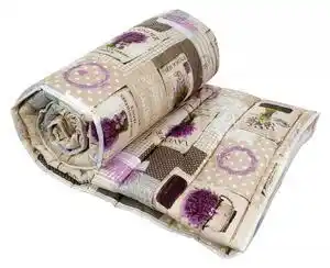 Favi Pilota alcam lavanda microfibra matlasata 250gr/mp, 200x220 cm Ofertă