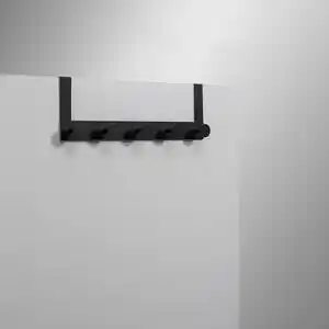 Umeras pentru usa quick, metal, negru, 46x9x16 cm