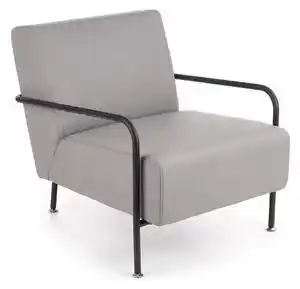 Fotoliu cuper, gri/negru, 69x82x75x42 cm