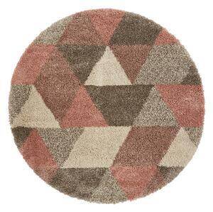Favi Covor think rugs royal nomadic triangle, ø 160 cm, roz-gri Ofertă
