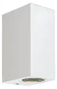 Favi Aplica de exterior minimalista tilos w2 alba patrata 2x35w gu10 Ofertă