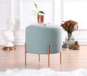 Favi Taburet tapițat copper 43 - sea green Ofertă