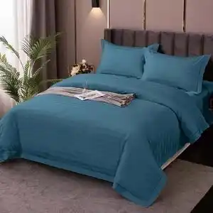 Favi Lenjerie pat 1 persoana damasc policoton, pucioasa, imp4 turcoaz Ofertă