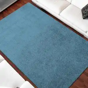 Covor monocolor de culoare albastră lăţime: 120 cm | lungime: 170 cm