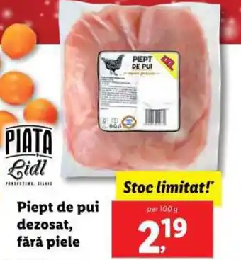 Lidl Piept de pui dezosat, fără piele Ofertă