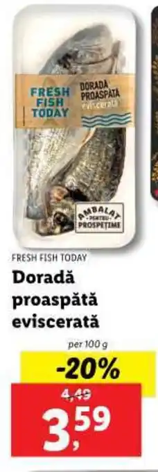 Lidl DORADA PROASPATA eviscerată Ofertă