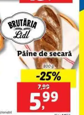 Lidl Pâine de secară Ofertă