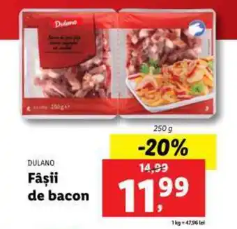 Lidl Fâşii de bacon Ofertă