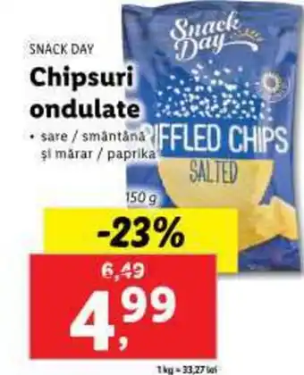 Lidl Chipsuri ondulate Ofertă