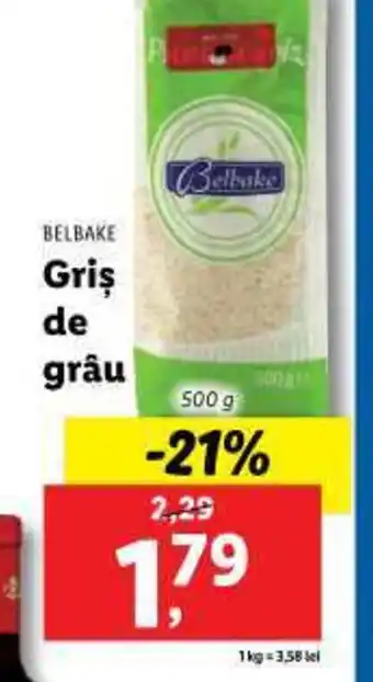 Lidl Griş de grâu Ofertă