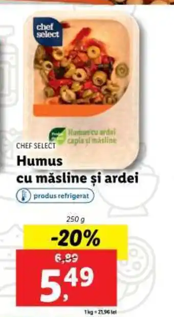 Lidl Humus cu măsline și ardei Ofertă