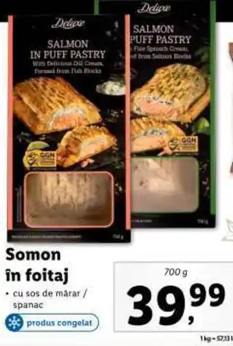 Lidl Somon în foitaj Ofertă