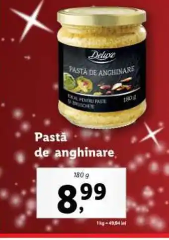 Lidl PASTĂ DE ANGHINARE Ofertă