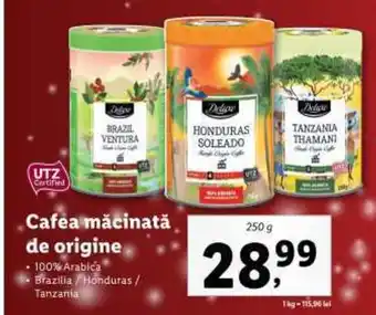 Cafea măcinată de origine