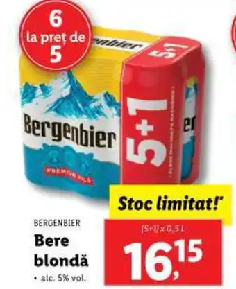 Lidl Bere blondă Ofertă