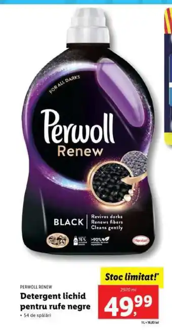 Lidl Detergent lichid pentru rufe negre Ofertă
