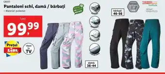 Lidl Pantaloni schi, damă / bărbați Ofertă
