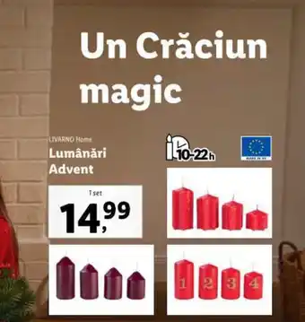 Lidl Lumânări Advent Ofertă