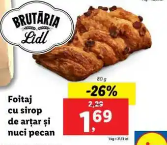 Lidl Foitaj cu sirop de artar şi nuci pecan Ofertă