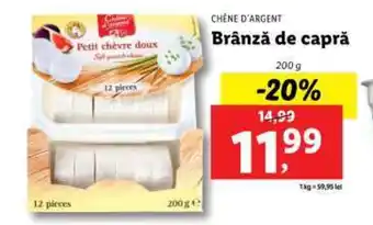Lidl Brânză de capră Ofertă