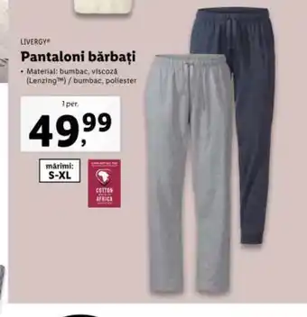 Lidl Pantaloni bărbați Ofertă