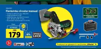 Lidl Fierăstrău circular manual Ofertă