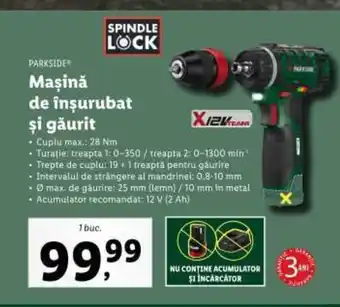 Lidl Maşină de înşurubat şi găurit Ofertă