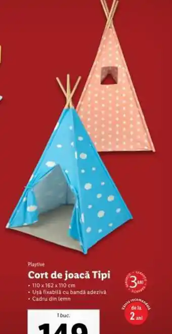 Lidl Cort de joacă Tipi Ofertă