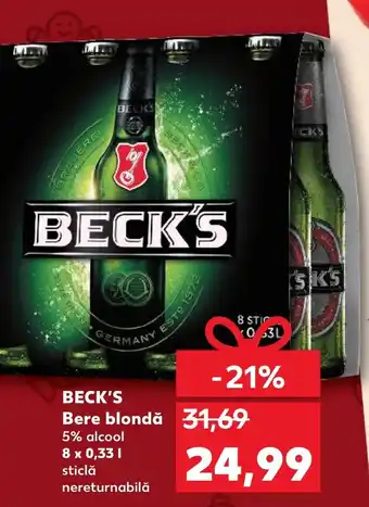 BECKS Bere blondă