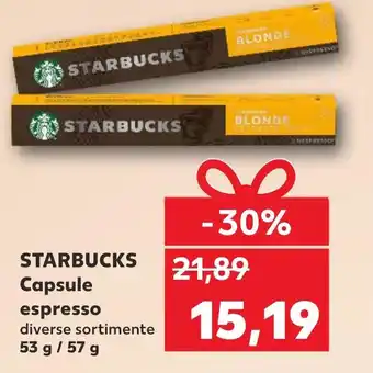 Kaufland STARBUCKS Capsule Ofertă