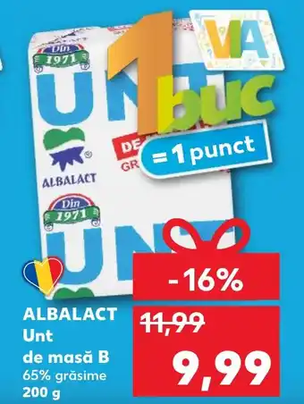 Kaufland ALBALACT Unt de masă B Ofertă