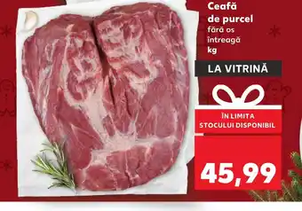 Kaufland Ceafă de purcel Ofertă