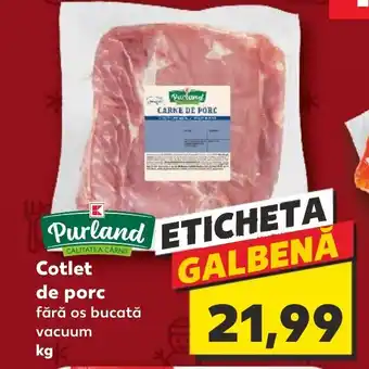 Kaufland Cotlet de porc Ofertă