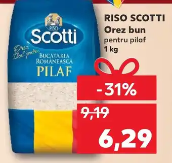 Kaufland RISO SCOTTI Orez bun pentru pilaf 1 kg Ofertă