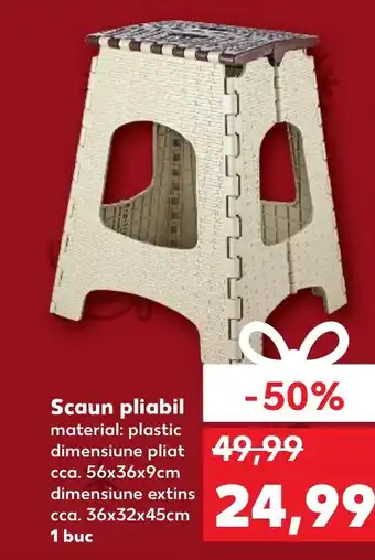 Kaufland Scaun pliabil material: plastic Ofertă
