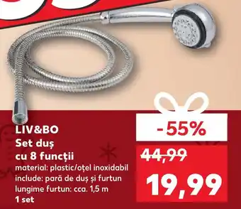 Kaufland LIV&BO Set duş cu 8 funcţii Ofertă