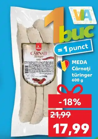 Kaufland MEDA Cârnaţi türinger Ofertă