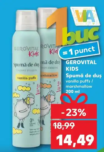 Kaufland GEROVITAL KIDS Spumă de duş Ofertă