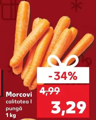 Kaufland Morcovi calitatea l pungă 1 kg Ofertă