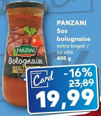 Kaufland PANZANI Sos Bolognaise Ofertă