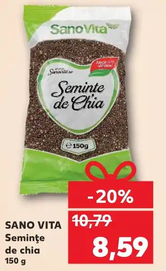 SANO VITA Seminţe de chia 150 g