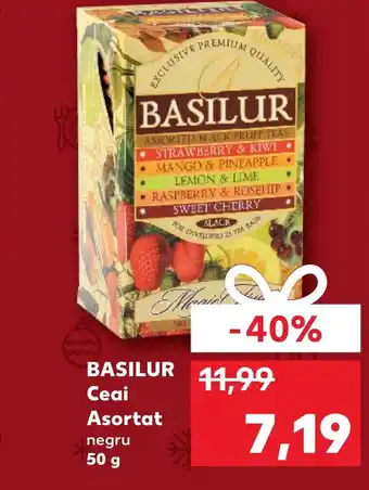 Kaufland BASILUR Ceai Asortat Ofertă