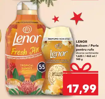 Kaufland LENOR Balsam / Perle pentru rufe diverse sortimente 1,625 1 / 462 ml / 140 g Ofertă