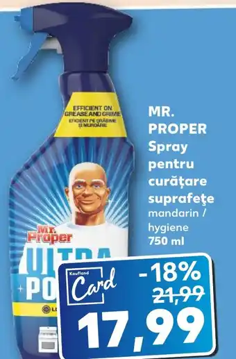 Kaufland MR. PROPER Spray pentru curățare suprafeţe Ofertă