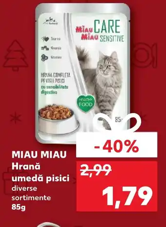 Kaufland MIAU MIAU Hrană umedă pisici diverse sortimente Ofertă