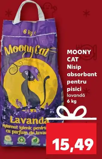 Kaufland MOONY CAT Nisip absorbant pentru pisici Ofertă
