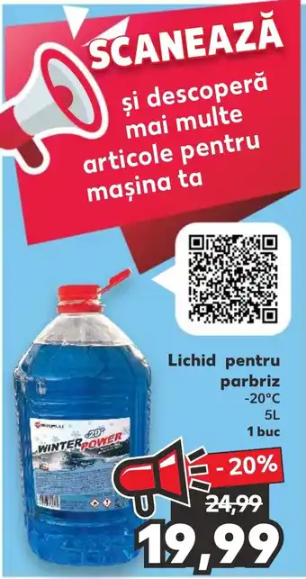 Kaufland Lichid pentru parbriz -20°C Ofertă