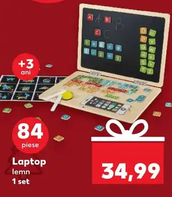 Kaufland Laptop lemn Ofertă