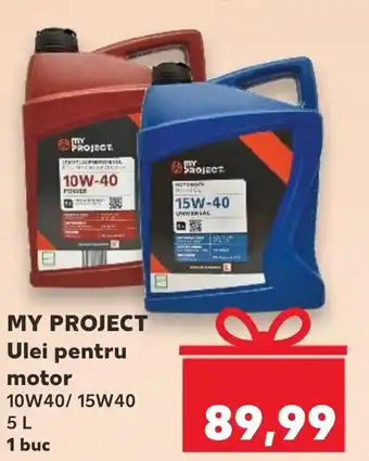 Kaufland MY PROJECT Ulei pentru motor Ofertă