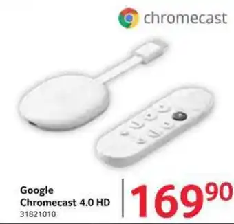 Selgros Google Chromecast 4.0 HD 31821010 Ofertă